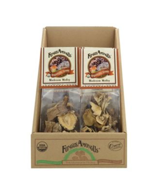 FungusAmongUs - Pack of 8, Dried Mushroom Medley Mushrooms