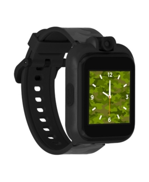 Itouch Kid's Playzoom 2 Gray Camouflage Print Tpu Strap Smart Watch 41mm