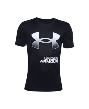 image of Under Armour Big Boys Tech Symbol Stripe Fade T-shirt