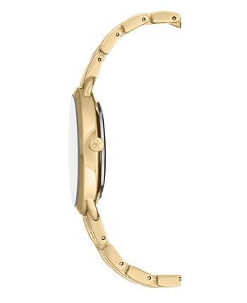Nine West - Crystal Accented Gold-Tone Bracelet Watch, 36mm