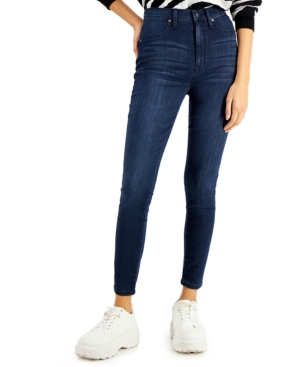 image of Celebrity Pink Juniors- Curvy High-Rise Skinny Ankle Jeans