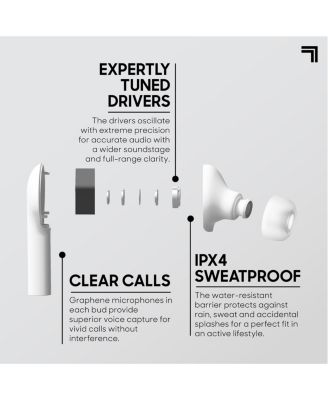 Sharper Image Earbuds True Wireless in 
