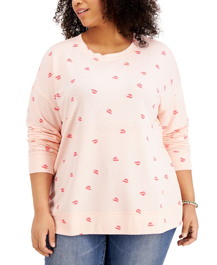 Lip store print sweatshirt