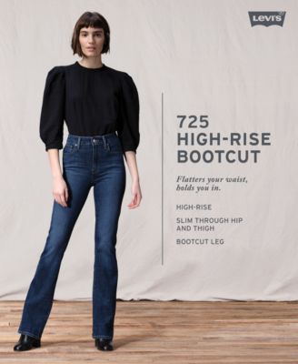 levi's high waisted boot cut jeans