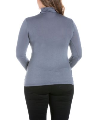 Women's Plus Size Classic Turtleneck Top
