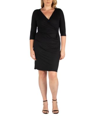 Plus Size Wrap Dress