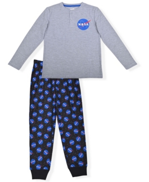 image of Big Boys Nasa Print Pajama Set