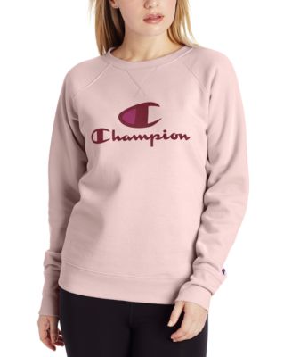 champions sweatshirt pink