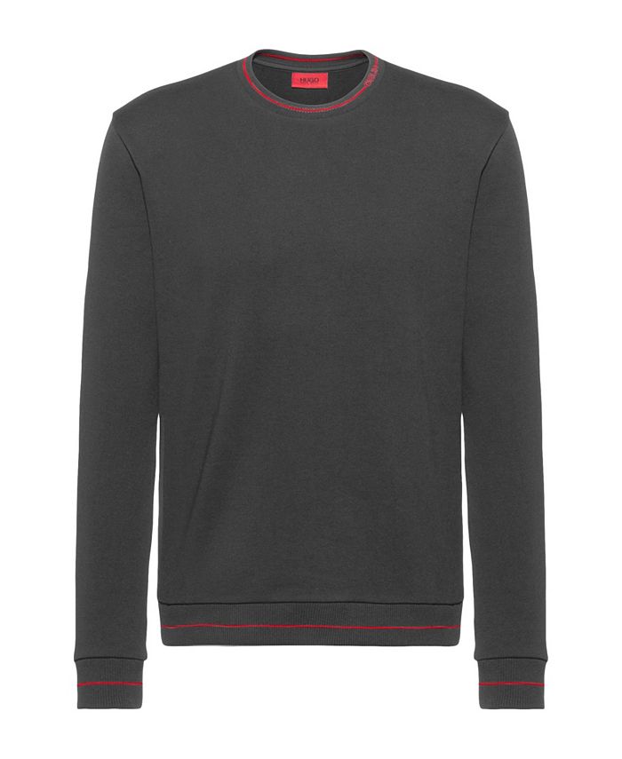 Hugo drick sweatshirt clearance