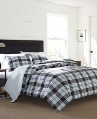Lewis Plaid Atlantic Duvet Cover Set, King
