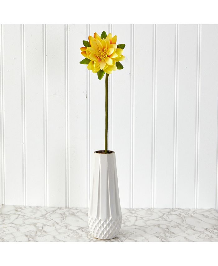 Nearly Natural Lotus Artificial Flower, Set of 4 Macy's