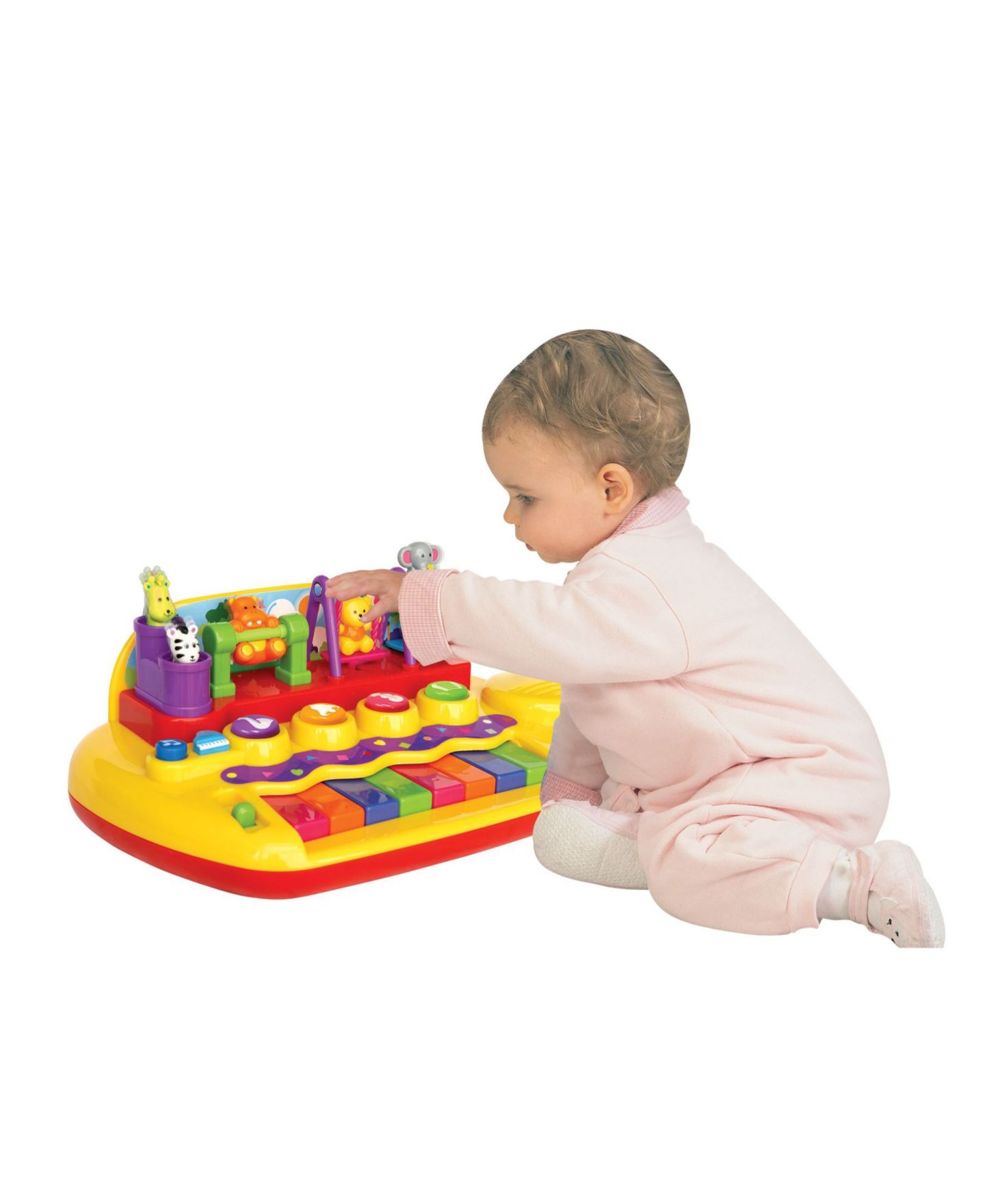 Игрушечное пианино Kiddieland Playful Pals, цвет: Разноцветный — фото 2