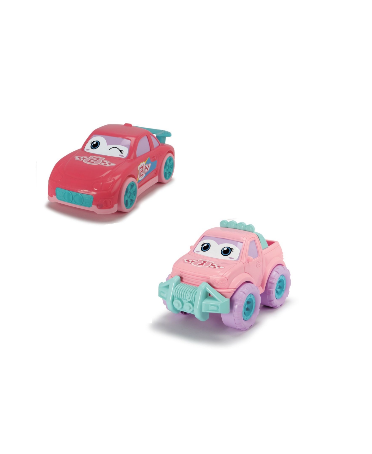 Redbox Dickie Toys Happy Friends 11" Preschool Trucks, Pack Of 2 In Pink