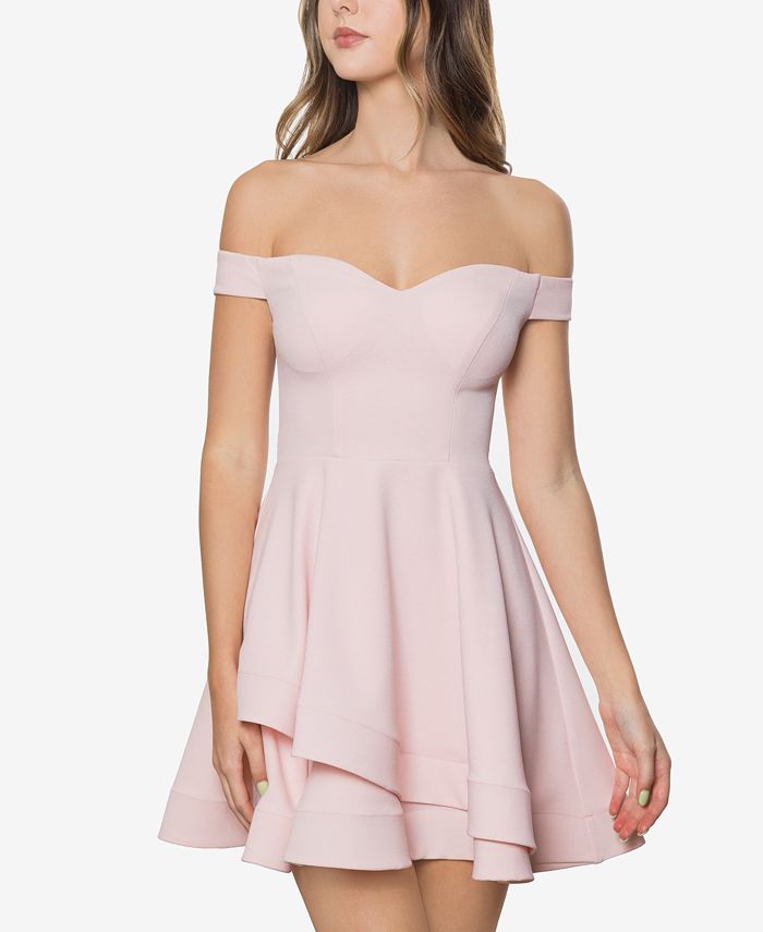 Juniors off sale the shoulder dress