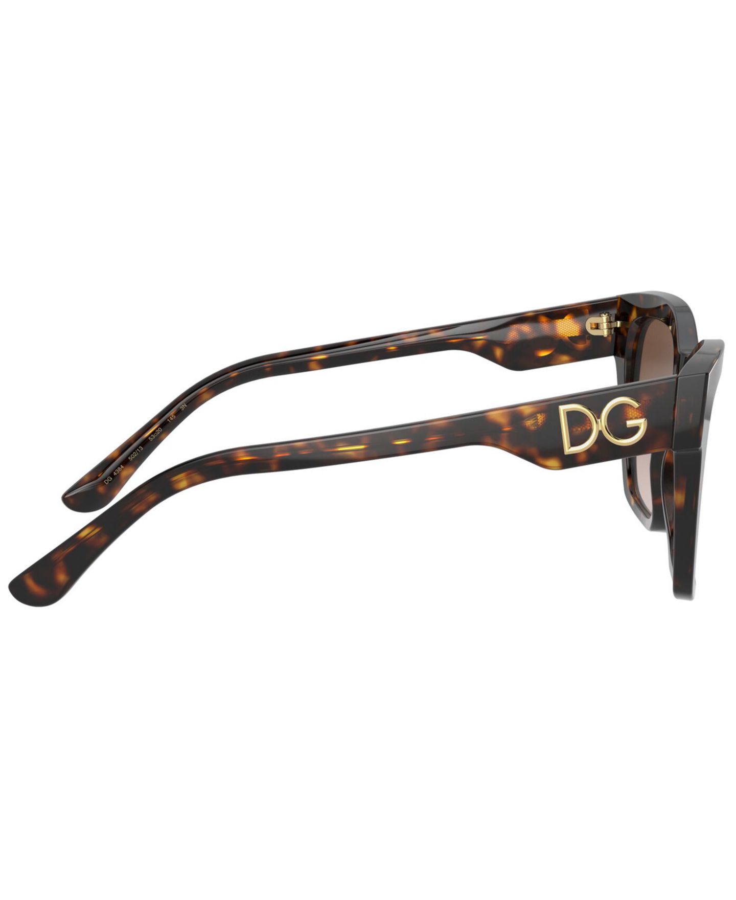 Женские солнцезащитные очки Dolce&Gabbana Sunglasses, DG4384, цвет: Чёрный — фото 6