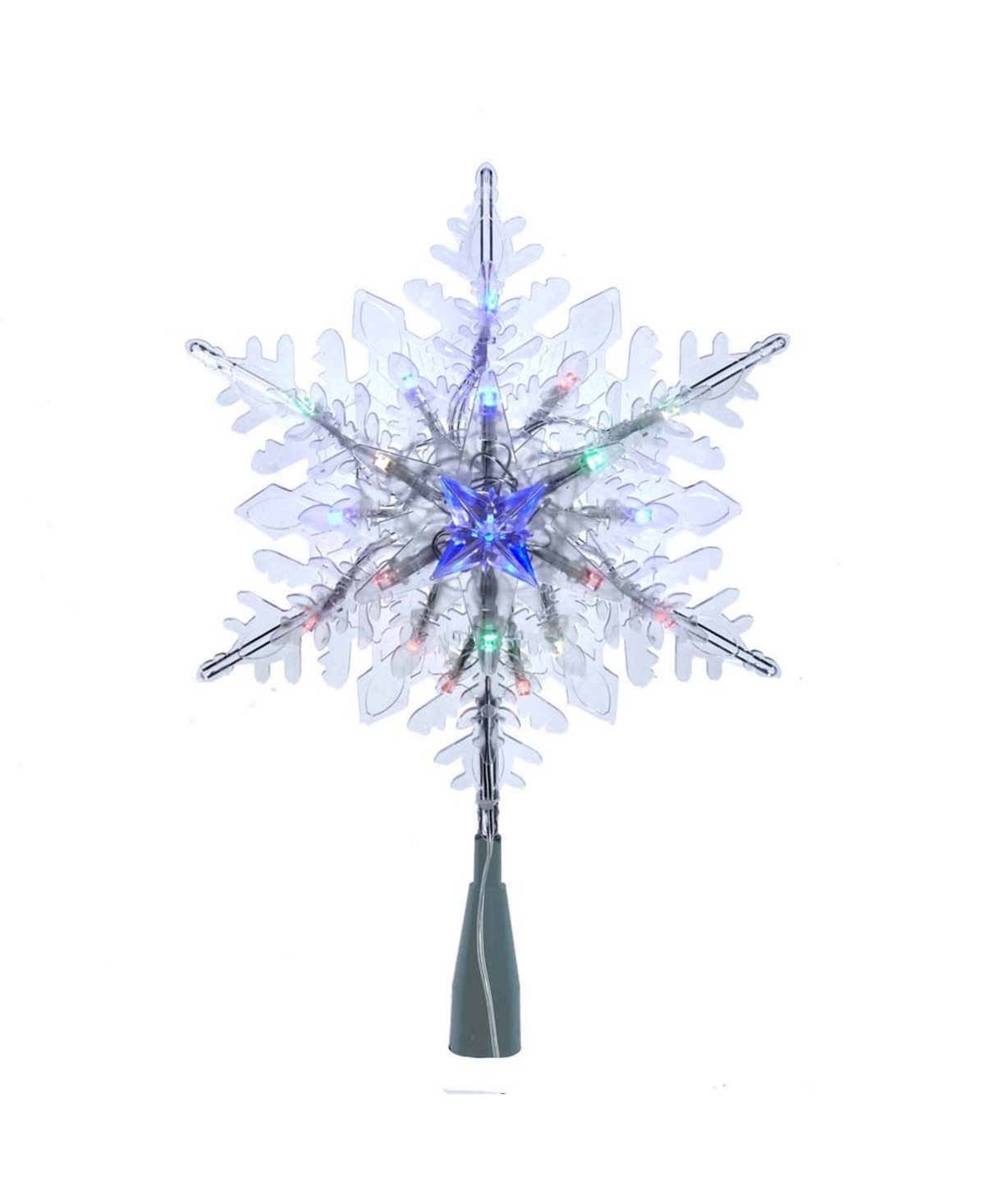 Kurt Adler 20-Light Snowflake Treetop with Led Bulbs