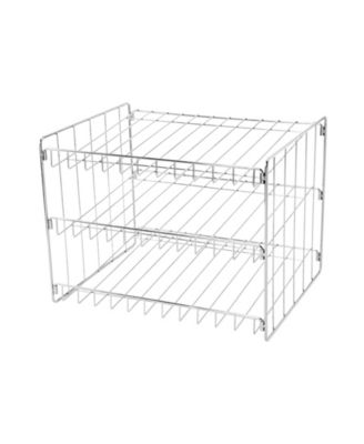 Kitchen Details 3 Tier Can Storage Organizer Rack