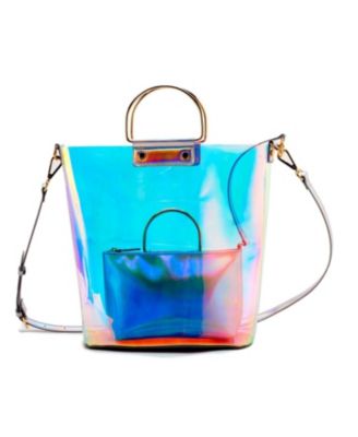 LIKE DREAMS Transparent Polyurethane Tote Bag Set Macy's