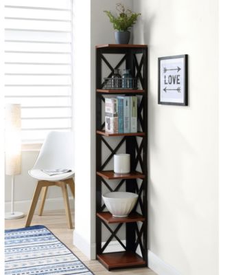 Oxford 5 Tier Corner Bookcase