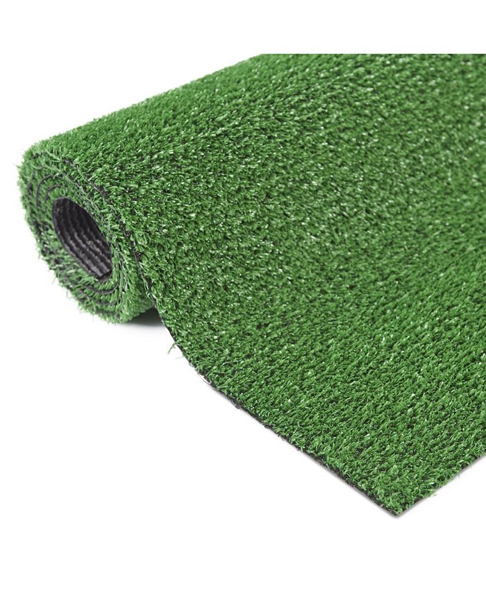 Ottomanson Evergreen Collection Indoor/Outdoor Artificial Grass, 20" x