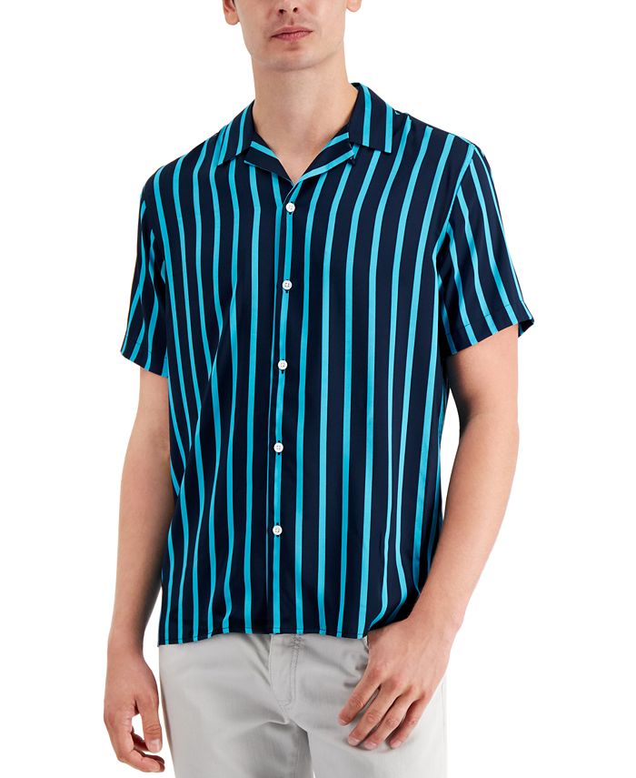 INC International Concepts INC Men's Toby Striped Shirt, Created for ...