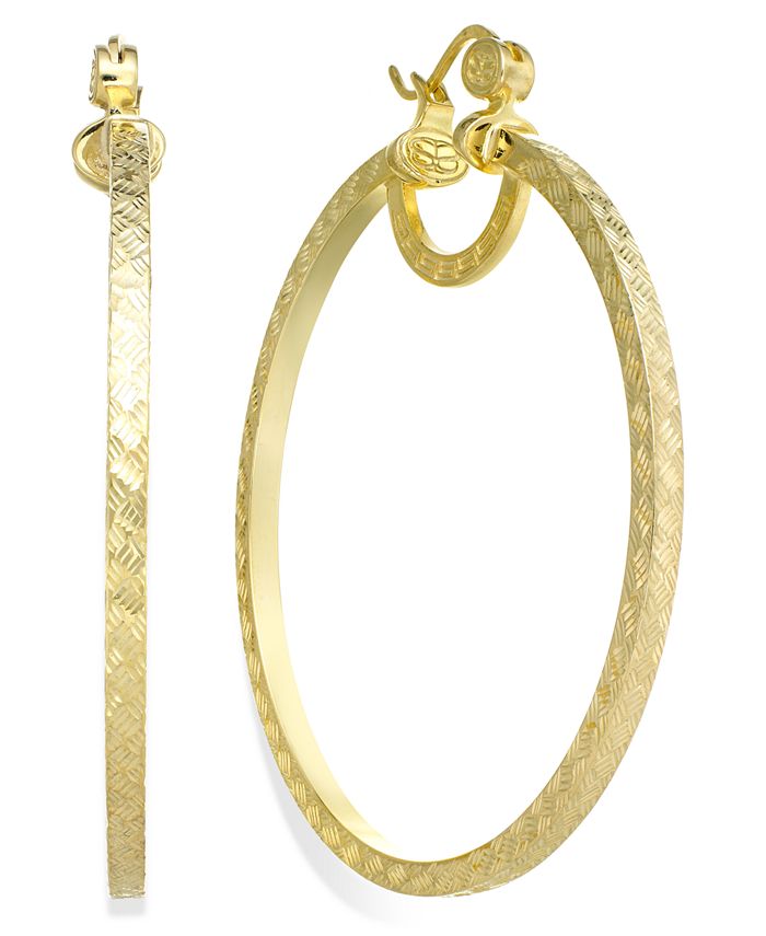 Simone I. Smith 18K Gold over Sterling Silver Earrings Extra