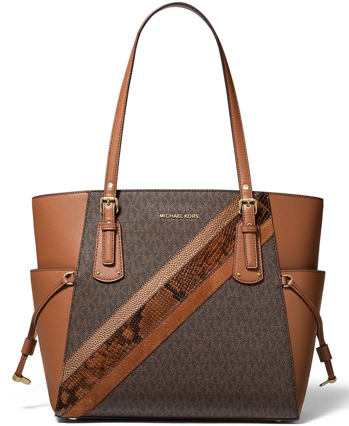 Michael kors voyager best sale ew signature tote