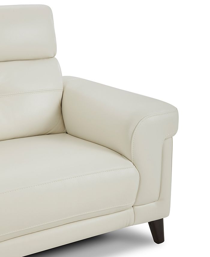 Furniture Jazlo 3Pc. Leather Sectional with 2 Power Recliners, Created