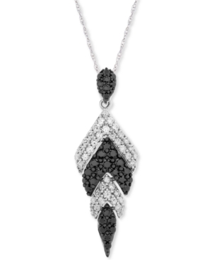 image of Black & White Diamond Chevron 20