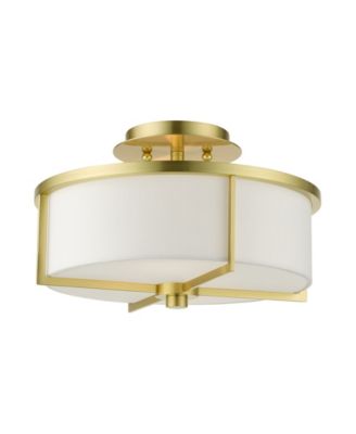 Wesley 2 Lights Semi Flush