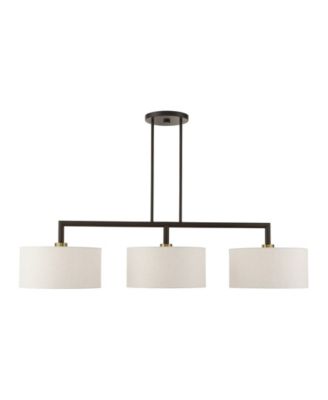 Meridian 3 Lights Linear Chandelier