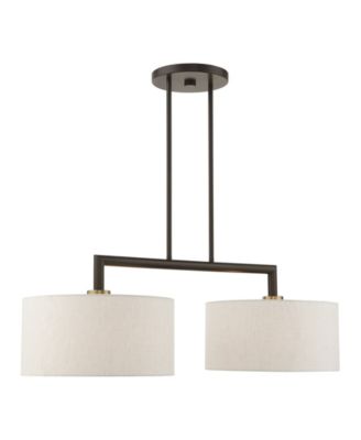 Meridian 2 Lights Linear Chandelier