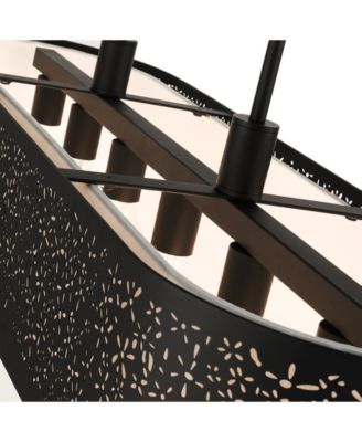 Noria 6 Lights Linear Chandelier