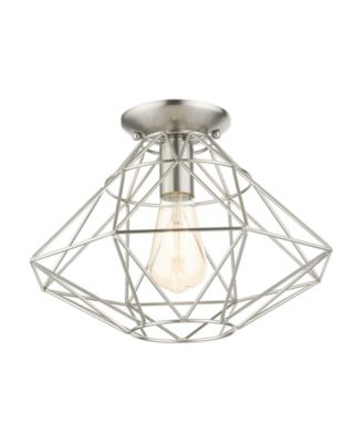 Geometric 1 Light Flush Mount