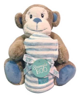 Snoogie Boo Hug Me Ultra Soft Blanket with Stuffed Animal Toy Set, 30" x 36"