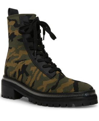 STEVEN NEW YORK - Firenze Knit Combat Booties