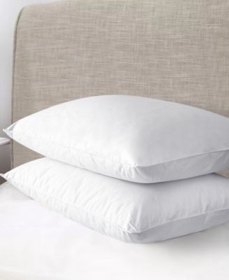 Standard/Queen Down Feather Bed Pillows, 2 Pack