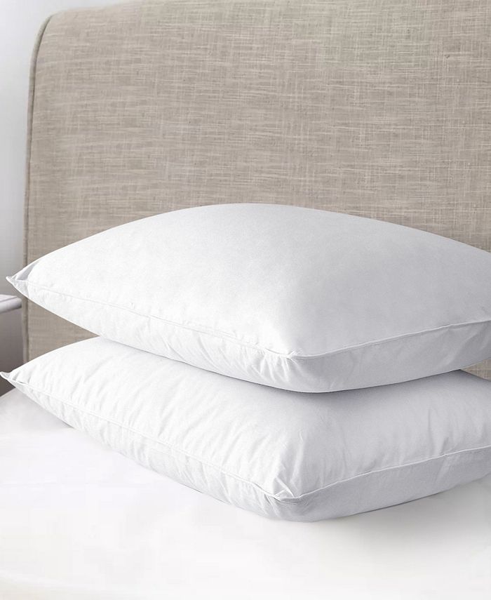 UNIKOME Standard/Queen Down Feather Bed Pillows, 2 Pack Macy's