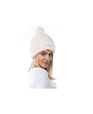 Women's Cozy Stretch Luxe Faux Fur Pom Hat