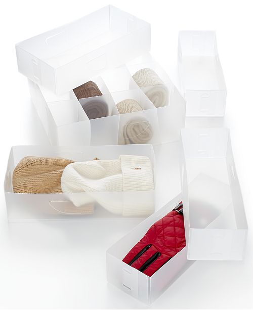 Whitmor Set Of 6 Frosty White Drawer Organizers Reviews
