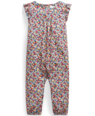 Ralph Lauren Baby Girls Floral Flutter Sleeve Jumpsuit Macy s