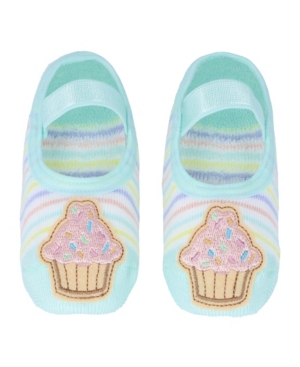 Nwalks Little Boys and Girls Anti-Slip Cotton Socks with Cupcake Applique