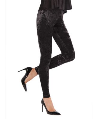 MeMoi Crushed Velvet Women's Leggings 