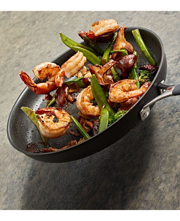 Belgique Hard-Anodized Aluminum 12-Pc. Nonstick Cookware ...