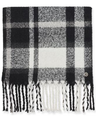 calvin klein plaid blanket scarf