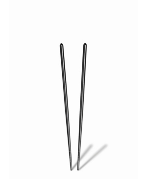 Shop Mepra Chopsticks, Set Of 2 In Silver-tone