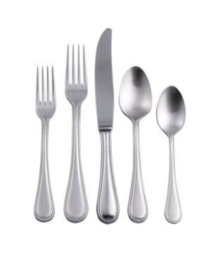 Mepra Perla 5-piece Stainless Steel Place Setting Set In Silver-tone