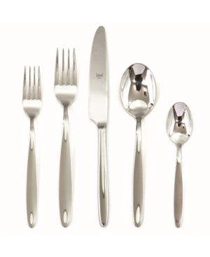 Shop Mepra Acqua Flatware Set, 20 Pieces In Silver-tone