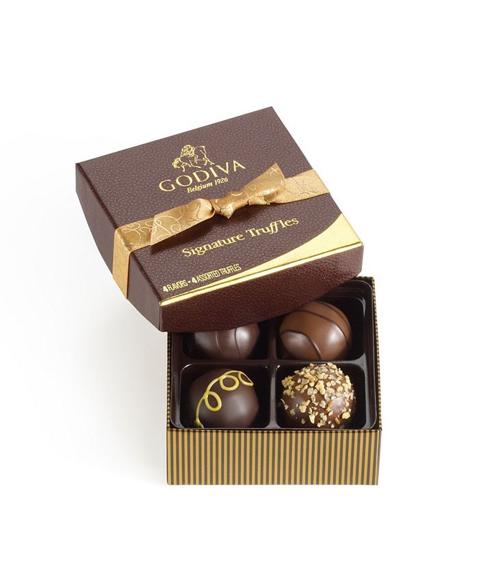 Godiva Signature Chocolate Truffles, 4 Pieces Macy's