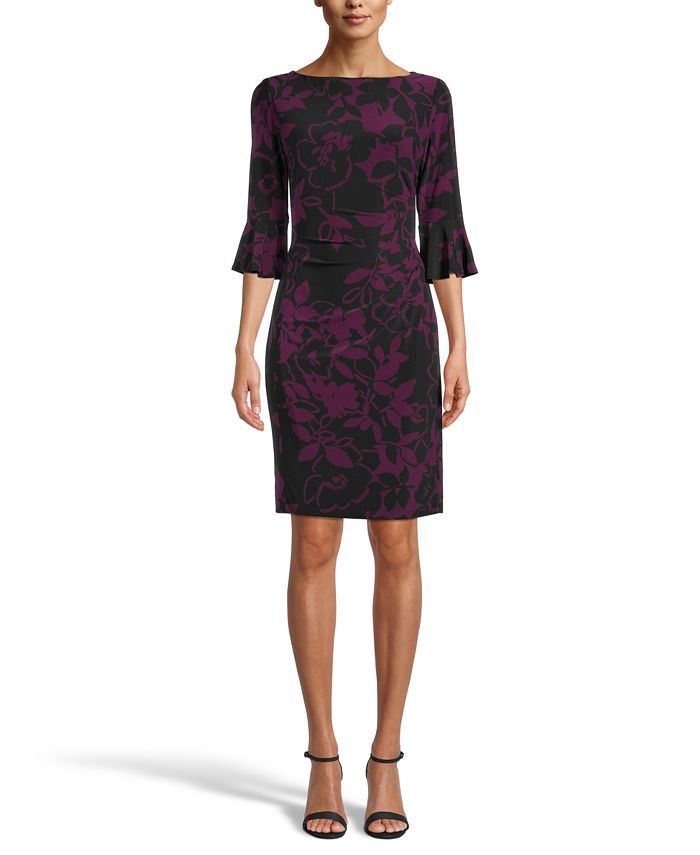Anne klein purple hotsell dress